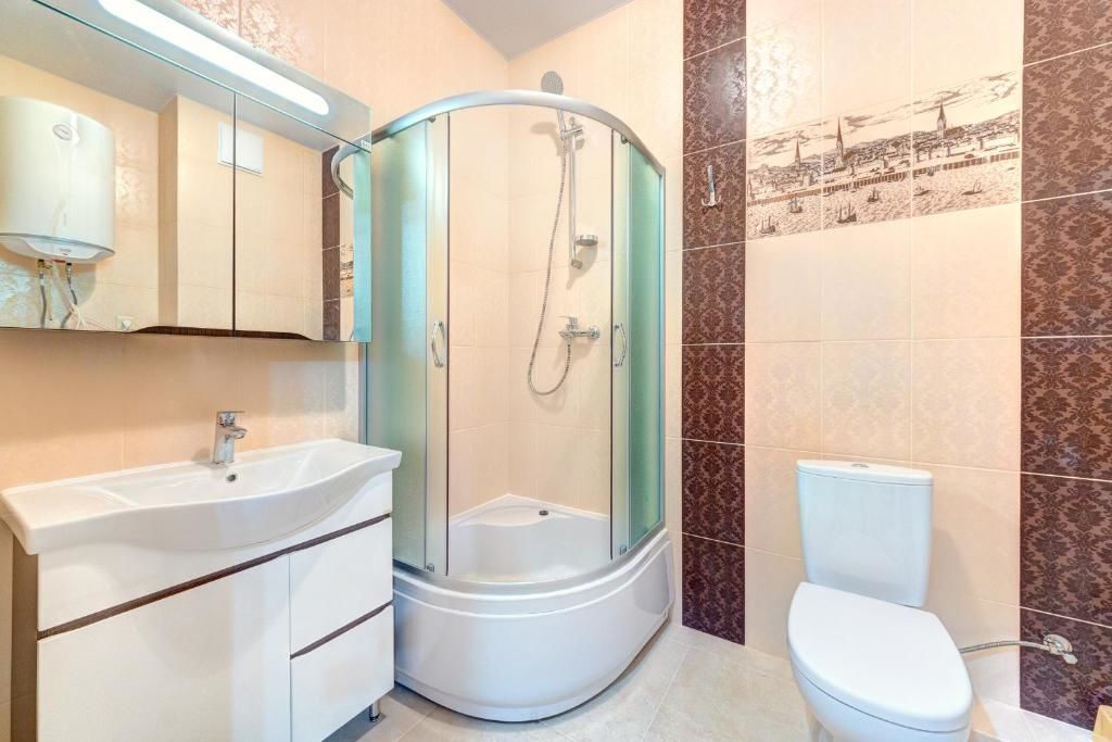 Апартаменты Three bedroom apartment on Lybidska Киев-28