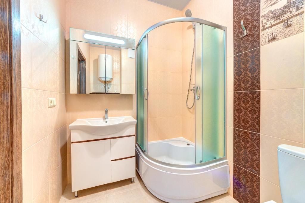 Апартаменты Three bedroom apartment on Lybidska Киев-30